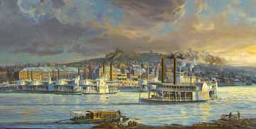 The Public Landing Cincinnati 1850